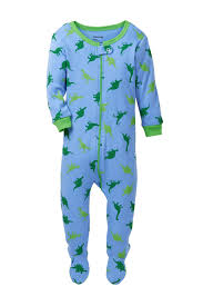 Dino Footed Pajama Baby Boys