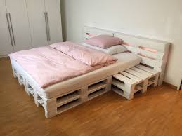 Bett Aus Europaletten Selber Bauen 140x200 Paletti massivholzbett / palettenbett, 140 x 200 cm | fichte weiss. bett aus europaletten selber bauen 140x200