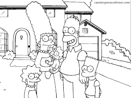 Dibujos De Los Simpson Para Colorear