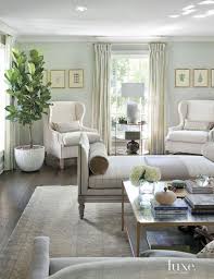 Transitional Pale Green Living Room With Antique Rug Designsforlivingroom Popular Living Room Pale Green Living Room Living Room Green