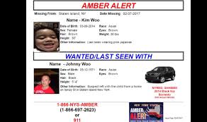 Mi angel gaines was allegedly taken by… Amber Alert Issued For Nyc Girl Kim Woo 2