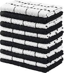 Maybe you would like to learn more about one of these? Amazon Com Utopia Towels Kitchen Towels Pack Of 12 15 X 25 Inches 100 Ring Spun Cotton Super Soft And Absorbent Black Dish Towels Tea Towels And Bar Towels Home Kitchen