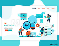 Vector Illustration Website For Marketing Optimization With Seo Online Advertising With Keywo In 2020 Marketing Optimization Digital Marketing Tools Digital Marketing
