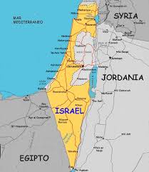 Resultado de imagen de mapa de palestina e israel
