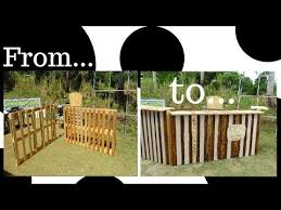 Start small and use only one cabinet to build a smaller bar or use all available cabinets and build a large bar area for the patio. 17 Homemade Pallet Bar Plans You Can Build Easily