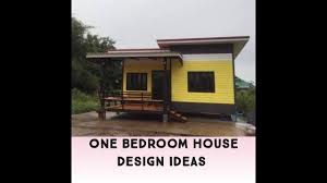 Plan description here is an affordable one bedroom house design that is simple with an open layout yet has ample space for all your belongings as a single individual. One Bedroom House Design Youtube