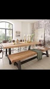 1 Table 1 Benche In Edmonton Letgo Dining Table With Bench Metal Dining Table Wooden Dining Room Table