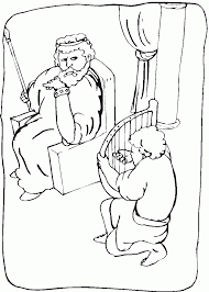 The overall theme is god chooses and grows david.. David And Saul Coloring Page In The Cave Coloring Home
