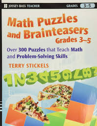 Al the worksheets are adjusted for the third grade students. Buy Math Puzzles And Brainteasers Grades 3 5 Over 300 Puzzles That Teach Math And Problem Solving Skills 2 Book Online At Low Prices In India Math Puzzles And Brainteasers Grades 3 5 Over