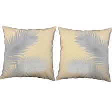 Shop today and design your own today! Roomcraft 2pc Silver Palm Fronds Throw Pillow Cover Cushion Set