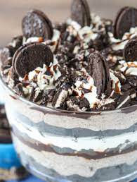 Cadbury egg inspired easter trifle. Oreo Cheesecake Brownie Trifle Chocolate Trifle Recipes