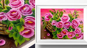 Check spelling or type a new query. Easy Acrylic Painting Roses Satisfying Demonstration Relaxing Basket Of Roses Youtube