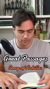 This is a passage from one of my favourite books of all time “The Song of  Achilles” by Madeline Miller #songofachilles #booktok #audiobook #podcast  #audiobooktok #sound