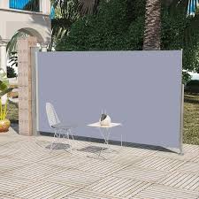 54 likes · 1 talking about this. Patio Retractable Side Awning Garden Canopy Sunshade Shed Grey Steel Post Polyester Fabric Walmart Com Walmart Com