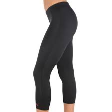 Bas De Maillot De Bain De Natation Legging Femme Mid Leg Suit Noir