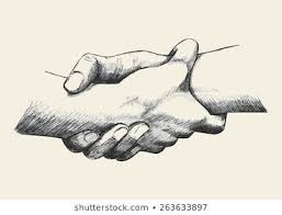 Sketch Illustration Of Two Hands Holding Each Other Strongly How To Draw Hands Drawing People Hand Sketch