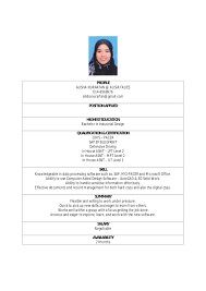 Gunakan template contoh untuk resume anda sendiri untuk industri perhotelan. Alisha Nurarfan Resume Certs