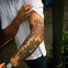 Traditional horseshoe with ship and rose tattoo on left half sleeve. Pin By Kylie Dillin On Tattoo Ideas Traditional Rose Tattoos Traditional Tattoo Sleeve Rose Tattoos For Men