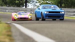 Penelope pitstop in the 2017 version voiced by nicole parker. Ferrari 330 P4 Penelope Pitstop Penelope Charmosa Vs Dodge Srt Hellcat At Nordschleife Youtube