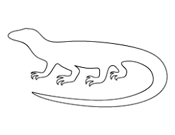 Free Animal Patterns For Crafts Stencils And More Page 8 Komodo Dragon Dragon Pattern Komodo