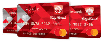 Citibank credit card one time password. City Bank Personal Credit Cards