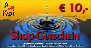 A Koi Shop Gutschein 10