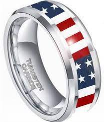 American Flag Mens Ring Rings For Men Rings Wedding Ban