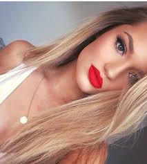 Eyes And Skin Red Lip Makeup Hair Makeup Makeup Looks