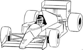 Formel 1 Fahrer Ausmalbild Ausmalen Malvorlagen Malvorlage Auto