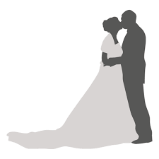 Download Kissing Wedding Couple Silhouette Transparent Png Svg Vector