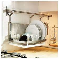 Easy Kitchen Storage Solutions Using Your Backsplash Reliable Remodeler Dish Rack Drying Kitchen Design Small Drying Rack Kitchen