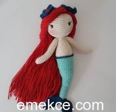 Amigurumi Oyuncak Deniz Kizi Yapilisi Emekce Com Desenler Amigurumi Deniz Kizlari