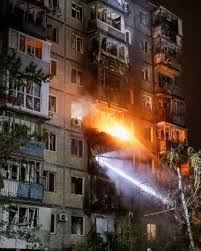 Russian attacks on Kyiv petrol stations kill two, Ukrainian strikes kill three in Russia