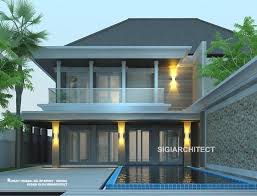 Rumah Mewah 2 Lantai Kolam Renang Privat Modern Minimalis Rumah Mewah Desain Rumah Rumah