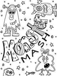 Monster Mash Coloring Page Monster Coloring Pages Cool Coloring Pages Coloring Pages