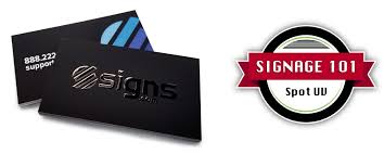 Highlighting images, logos and text is a simple and effective way of grabbing the attention of the person receiving your spot uv business. Spot Uv Raised Vs Blind Signs Com Blog