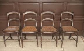 Victorian Stenciled Cane Bottom Chairs Set Of 4 Circa 1870 Etsy Chair Set Chair Victorian