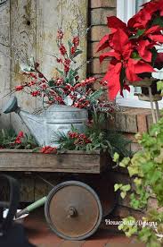 24 Colorful Outdoor Planters For Winter Christmas Decorations A Piece Of Rainbow