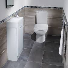basin white gloss cloakroom suite