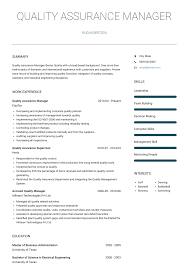 So based on this we can understand that there is a demand for quality. Cv Of Quality Manager August 2021