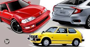 Antara model kereta yang laris dan senang untuk buat jualan / pengiklanan: Infografik 10 Generasi Honda Civic Hampir Separuh Abad Cipta Nama