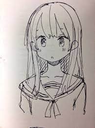 If you have free time! Girl Cute Anime Drawing Ideas Happy Emotion