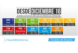 Villavicencio cambio su horario operativo. Transmilenio Anuncia Cambios En Once Rutas Rcn Radio