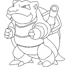 Les enfants ont souvent des activités assez traditionnelles pendant les. Coloriage Pokemon Tortank En Ligne Gratuit A Imprimer