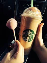Birthday Cake Frappuccino Starbucks Drinks For Kids Carmel Frappe With Birthday Cake Pop