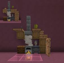 Some easy ways to make kitchen furniture in minecraft. Neat Little Kitchen Design R Minecraft