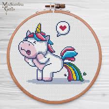 This free valentine cross stitch pattern and matching floss thread holders are a handy cute addition to your stash. Cross Stitch Needlepoint Embroidery Cross Pattern Sewing Diy Cross Stitch Pattern Instant Download Unicorn Poop Sewing Fiber Craft Supplies Tools Kromasol Com