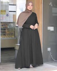 Model atasan batik wanita unik. Jual Gamis Hitam Polos Terbaru Harga Murah 2021 Blibli Com