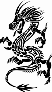 Dibutuhkan ketelitian untuk menghasilkan gambar sempurna. Tribal Naga Simple Novocom Top
