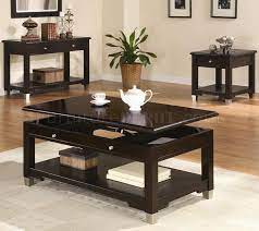 It lets you create a warm and inviting look with your favorite decor, collectibles, potted plants etc. Rich Dark Brown Walnut Finish Modern Coffee Table W Options